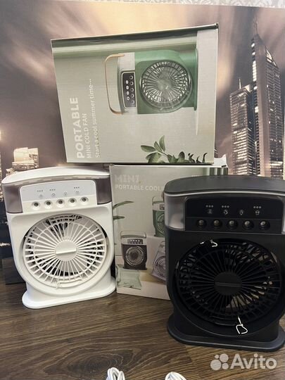 Мини вентилятор кондиционер увлажнитель воздуха