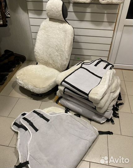 Чехлы накидки меховые овчина