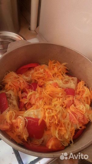 Голубцы домашние, пельмени ручная лепка