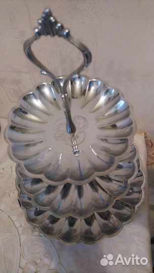 Подставка трёхярусная для конфет,печенья и фруктов