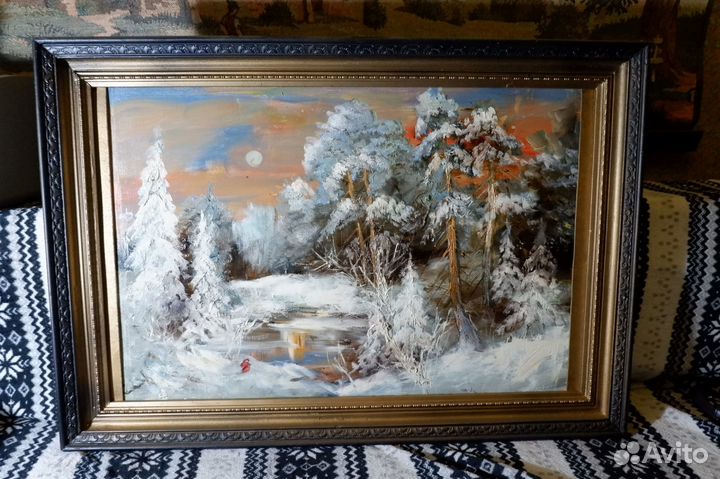 Картина масло 60 x 40 см