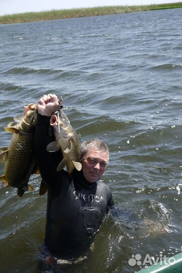 Рыбалка и подводная охота с егерем (Гандурино)