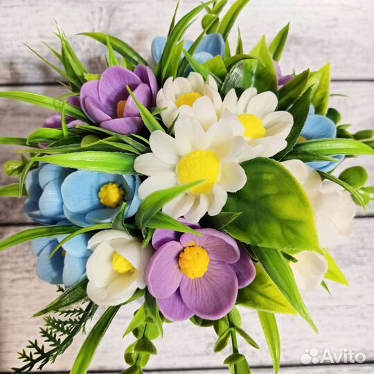 Букет из мыла ручной работы