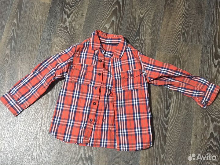 Рубашки для мальчика хлопок