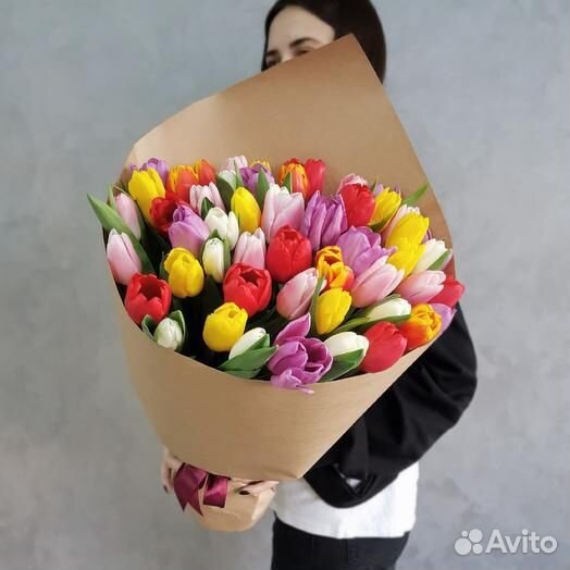 Букет тюльпан 21 шт