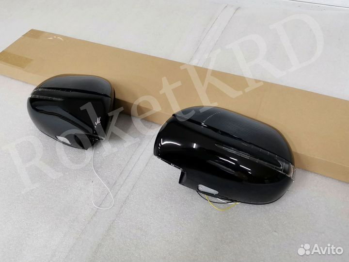 Корпуса зеркал Toyota land cruiser Prado 120 Черн