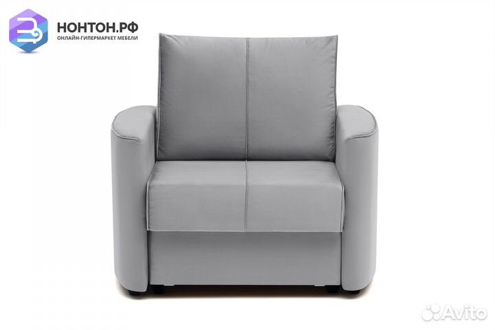 Кресло еврокнижка Колибри серое