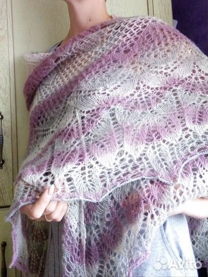 Шаль ручной работы