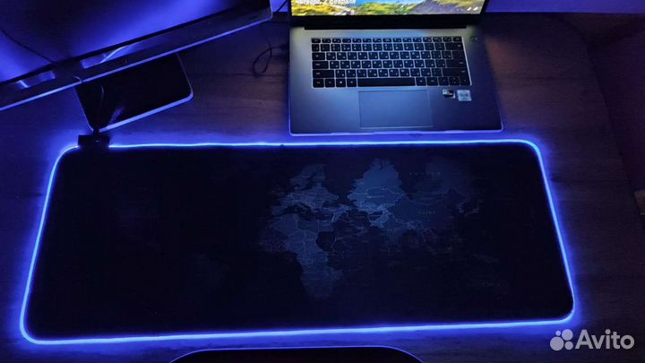 Игровой коврик для мыши с подсветкой RGB