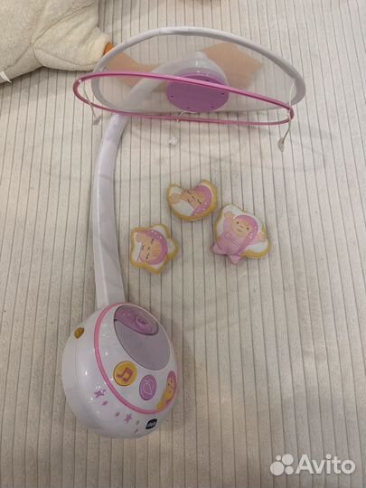 Детский мобиль в кроватку музыкальный