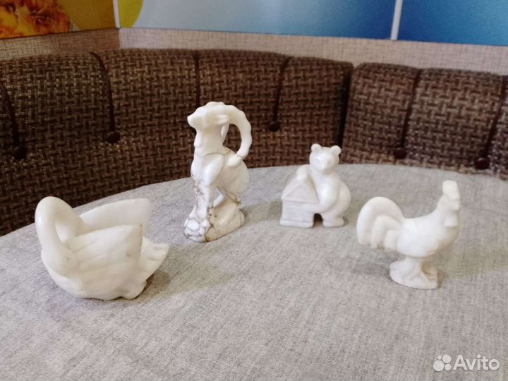 Статуэтки камень мрамор СССР разные