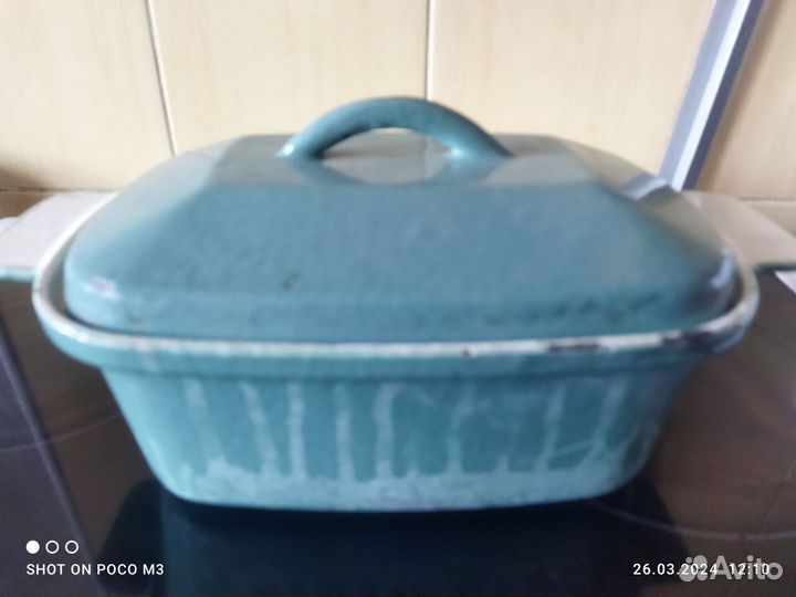 Гусятница чугунная СССР 2.5 литра