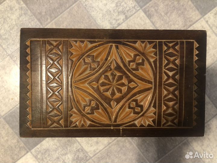 Шкатулка деревянная СССР