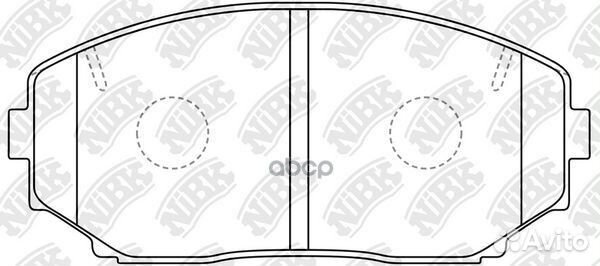 Колодки пер.mitsubishi pajero sport 15 PN3813