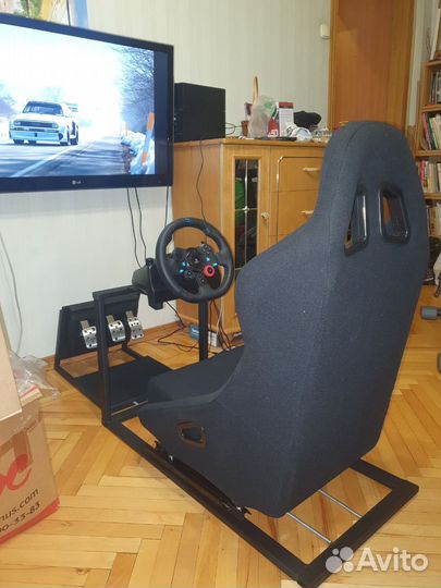 Кокпит с рулём Logitech G29+кпп+Ручник