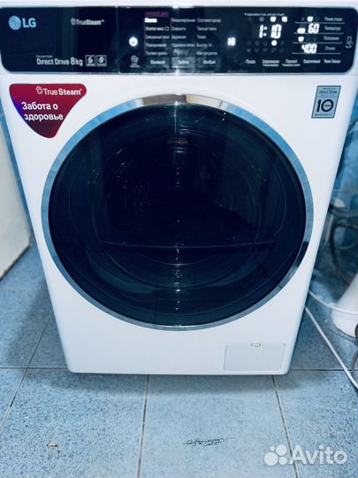 Стиральная машина LG 8 кг с паром
