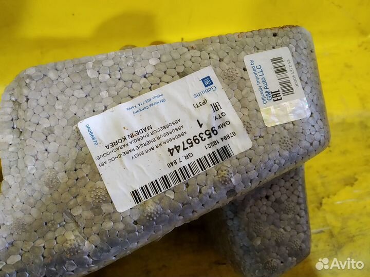 Наполнитель заднего бампера Chevrolet Aveo T300