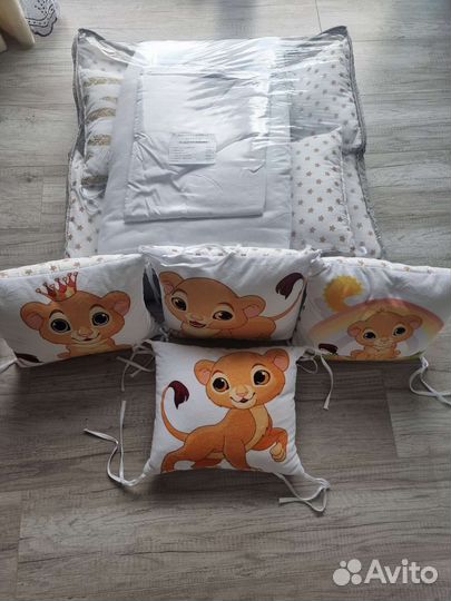 Комплект в кроватку 6 предметов