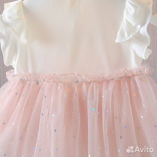 Платье для девочки праздничное 74 80