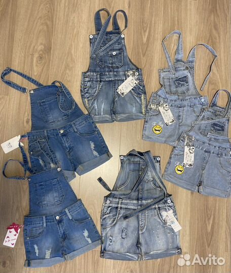 Джинсовые комбинезоны