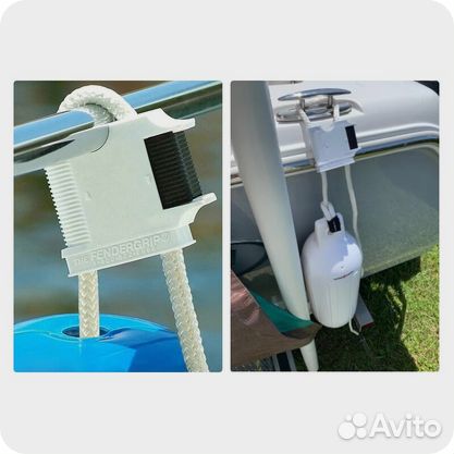 Держатель кранца на леер для катера яхты