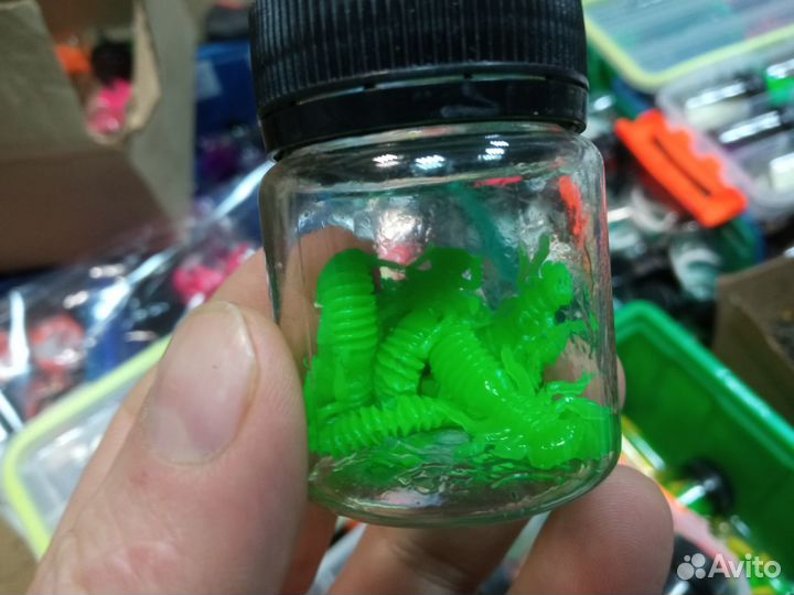 Набор силиконовых приманок для дикой форели и щуки