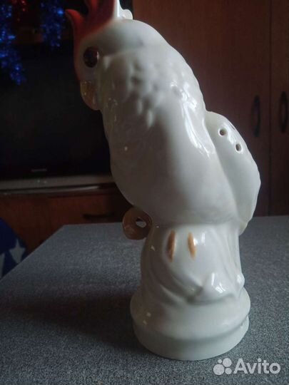 Фарфоровый попугай