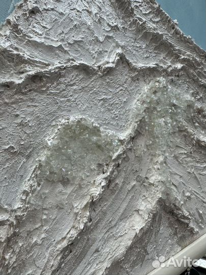 Авторская картина текстурная объемная «Горы»