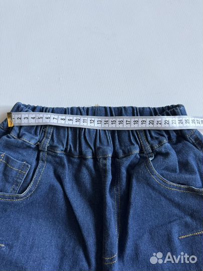 Новые джинсы для мальчика 140 широкие джинсы