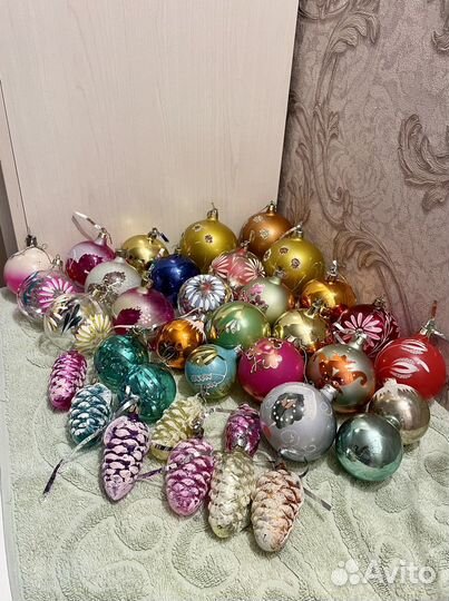 Шары на елку 27 шт., СССР