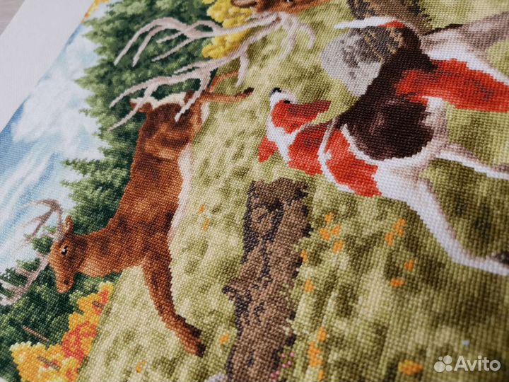 Картина вышитая крестом