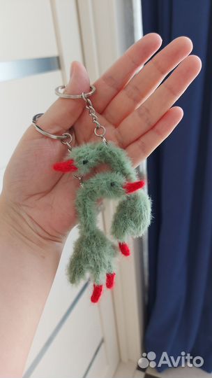 Гусь. Брелок ручной работы (2 шт.)