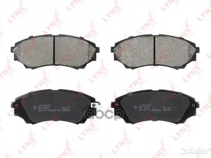 Колодки тормозные дисковые перед BD3046 LYN