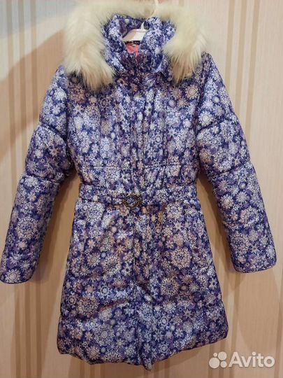 Пальто для девочки зимнее