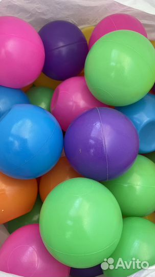 Шарики для бассейна детские разноцветные