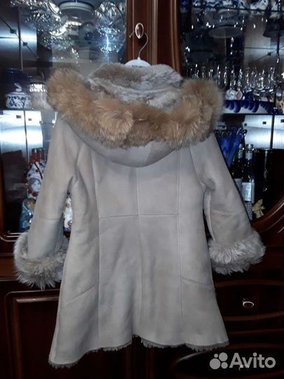 Дубленка натуральная для девочки. Tурция