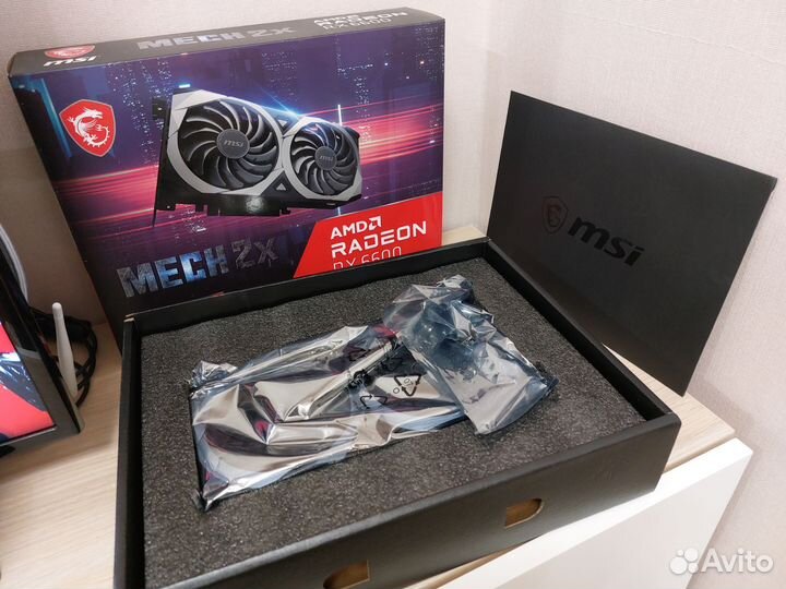 Видеокарта AMD radeon RX6600 MSI Mech 2x