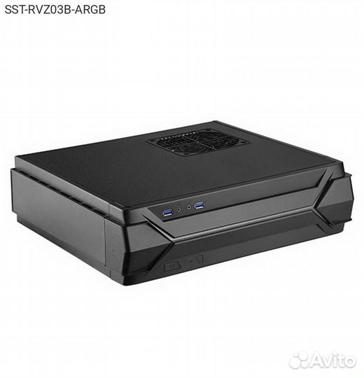 Корпус SilverStone RVZ03B-argb Slim SFF Без бп чёр