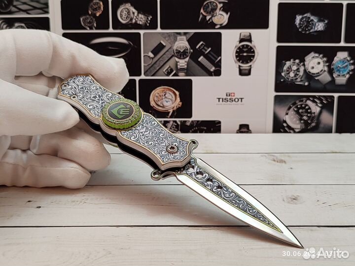 Нож складной спинер