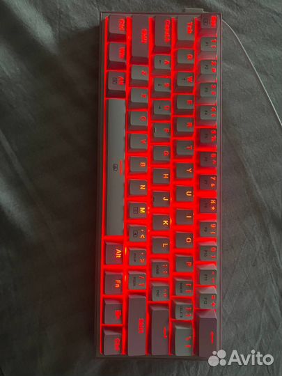 Механическая клавиатура redragon fizz k-617 RGB 60