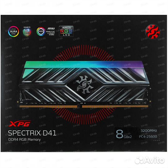Оперативная память adata XPG spectrix D41 16 гб