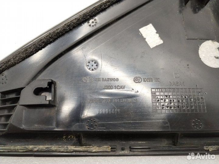 Накладка кузова задняя левая Chevrolet Cruze J300