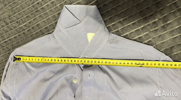 Рубашка мужская размер 50 голубая Pal Zileri