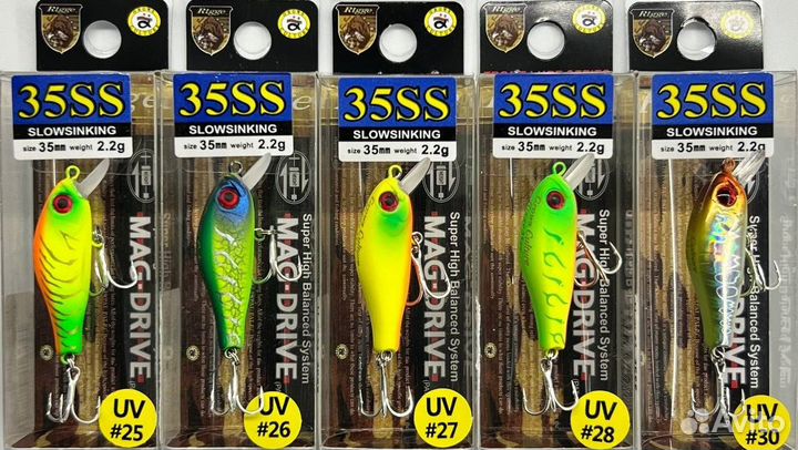 Воблеры ZipBaits Rigge 35SS