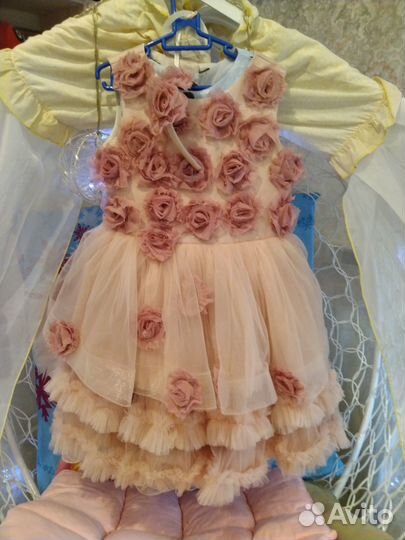 Платье для девочки рост 128
