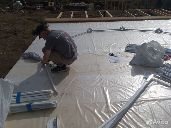 Геокупол для глэмпинга утепленный, сфера