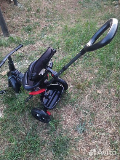 Велосипед коляска с ручкой складной Q play