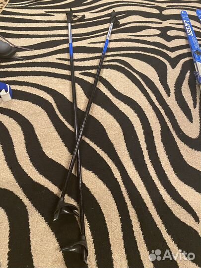 Беговые лыжи lanser бу. комплект