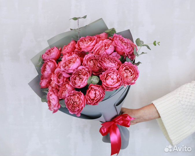 Букет цветов Малиновый вкус