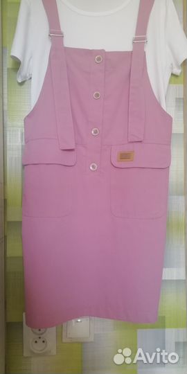 Сарафан с футболкой в комплекте